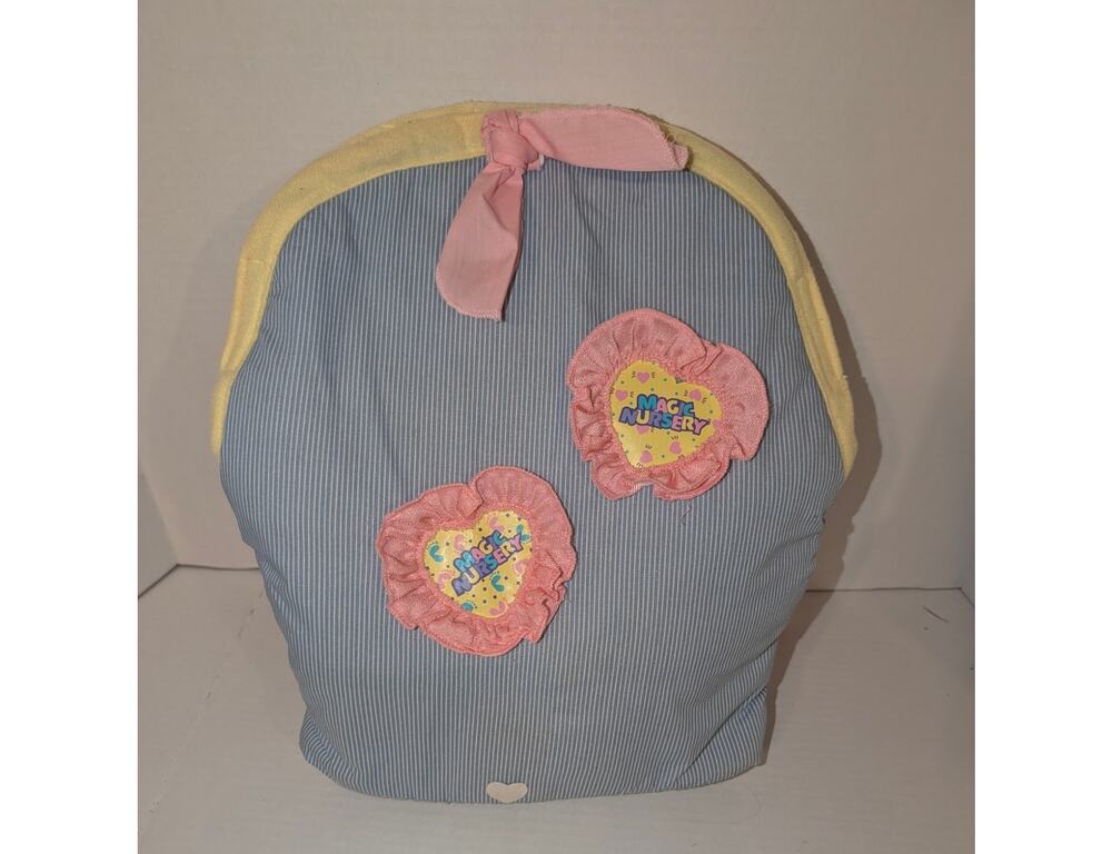 Vtg Mattel Magic Nursery My Bundle Baby Surprise Girl Backpack Carrier Works
